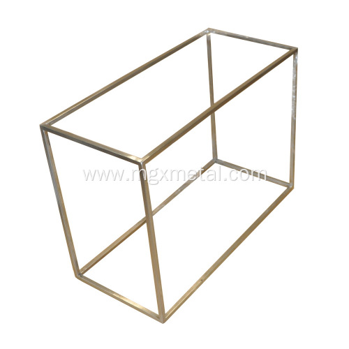 China 8mm Stainless Square Bar Shoes Display Stand Factory